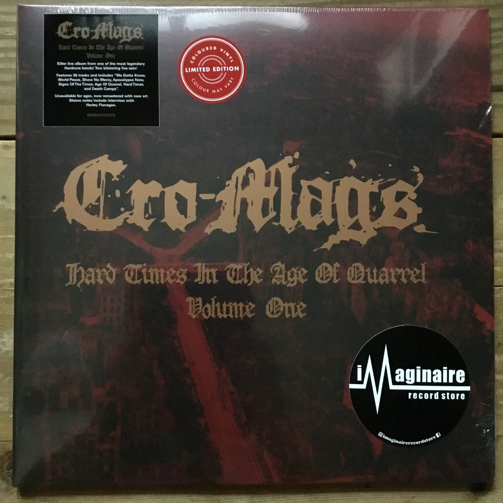 Vinyl Cro-Mags Cromags - Hard Times In The Age Of Quarrel Volume One 2xLP -Coloured-