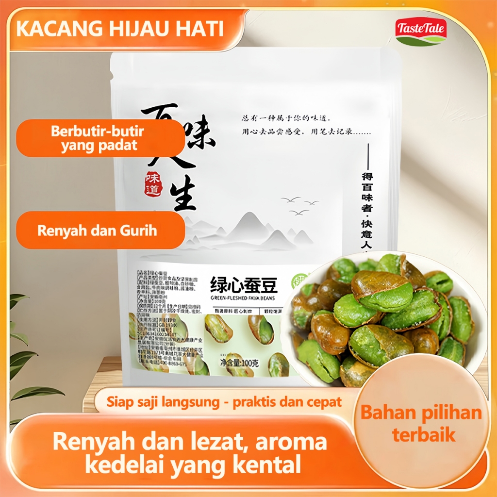 Beli 1 Gratis 2 / Kacang Fava Hijau Renyah dengan Mustard, Sempurna sebagai Hidangan Pembuka, Camila