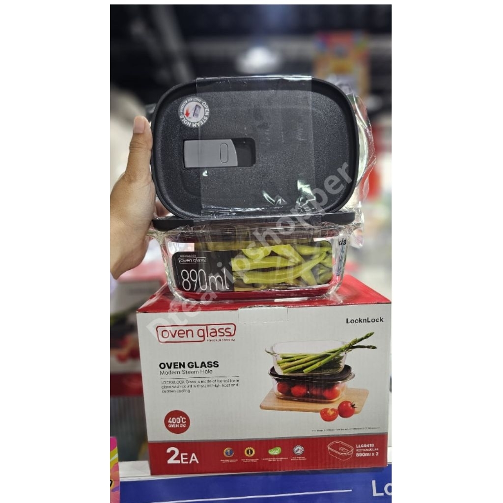 Lock n Lock oven glass isi 2pc