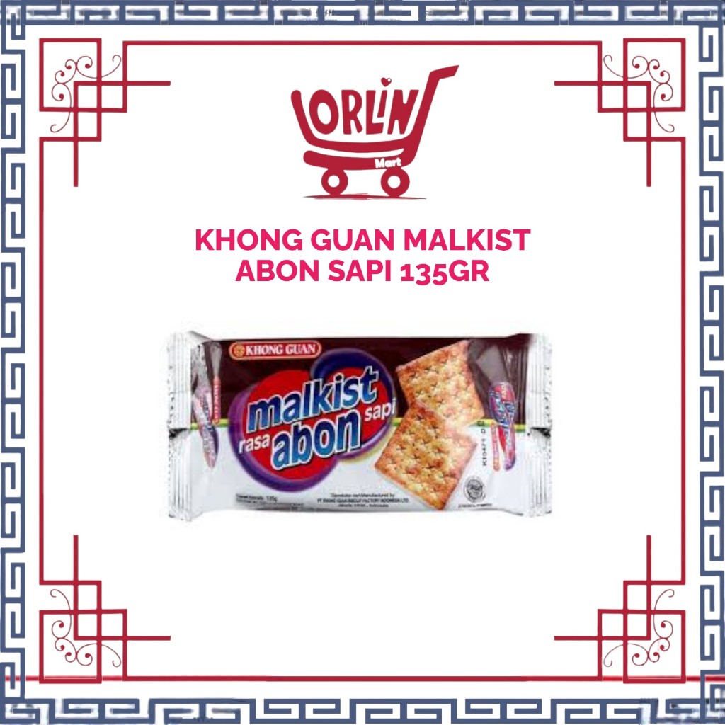 KHONG GUAN MALKIST ABON SAPI 135GR/KHONG GUAN/BISKUIT