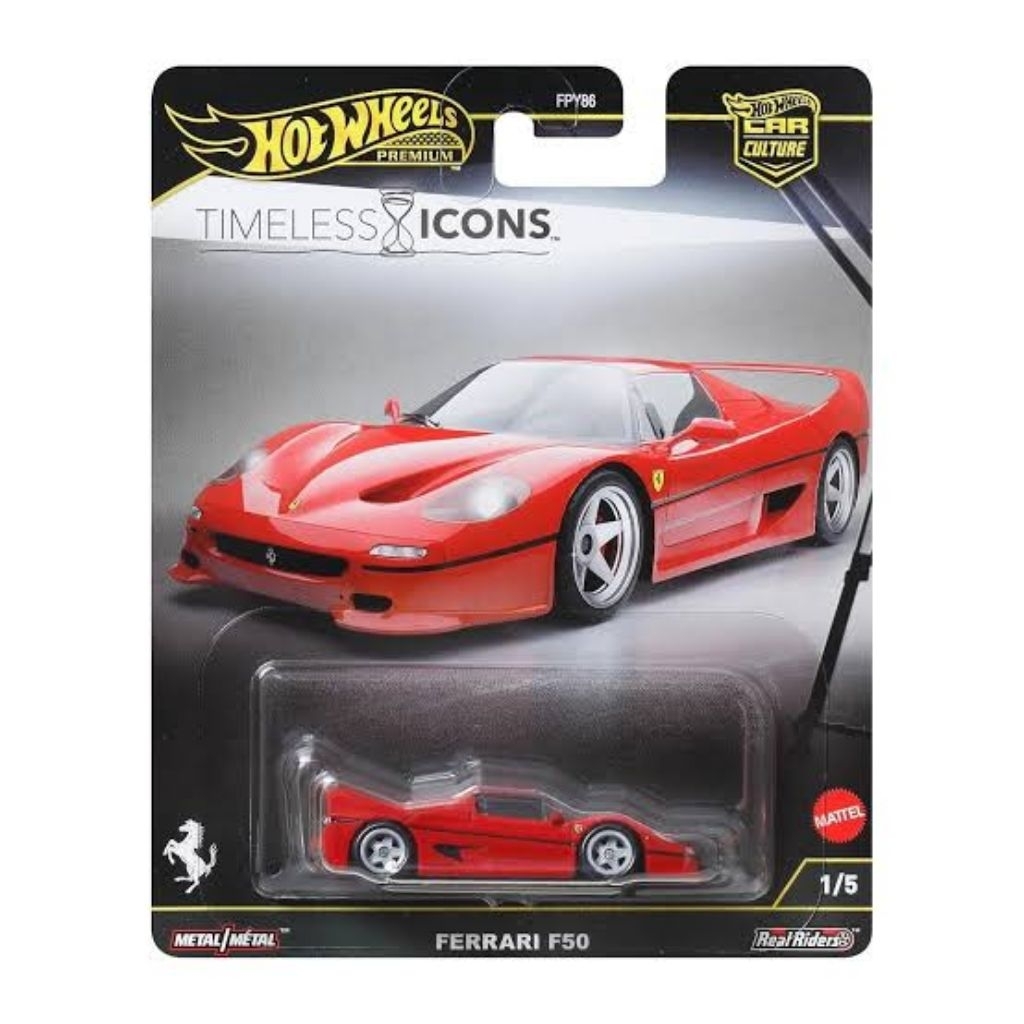 hot wheels Ferrari f50 timeless icons