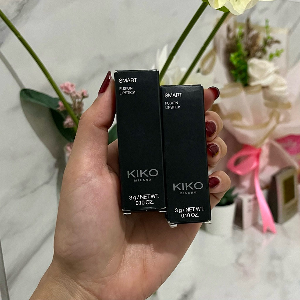 Kiko Milano Smart Fusion Lipstik, 3gr Lipstik yang kaya vitamin, Glow Farbtone