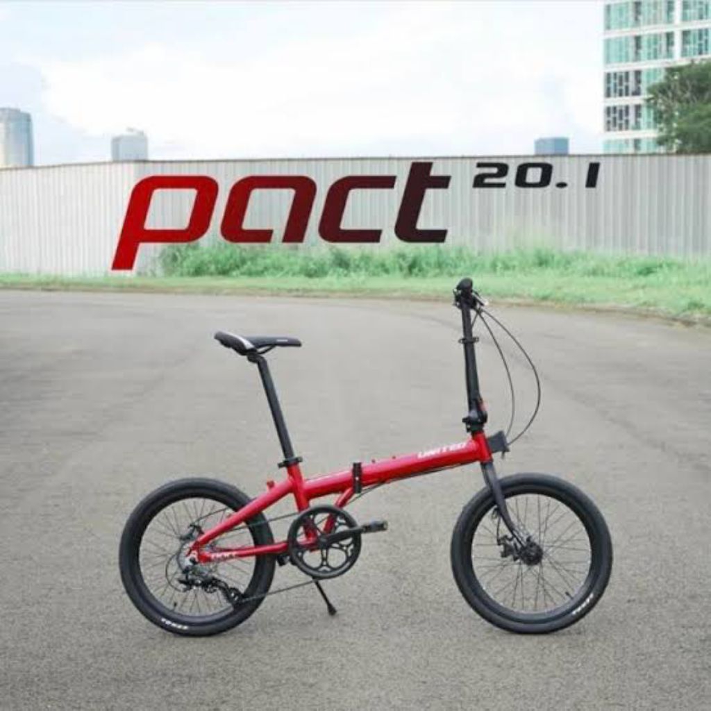 Sepeda Lipat - United Pact 20.1 Red
