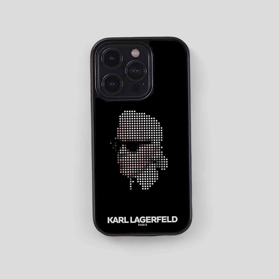 iPhone Case Karl Lagerfeld collection Hybrid Rubber for 17 Pro Max 16 15 14 Plus 13 12 Mini 11 KL004