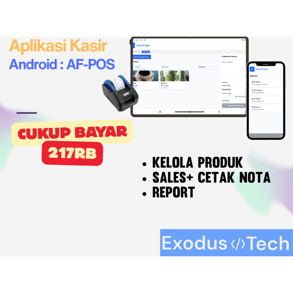 Aplikasi POS Kasir Android & Printer