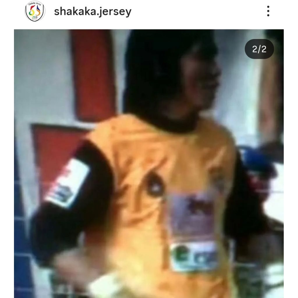 Jersey Retro Kiper Persib Kuning 2006