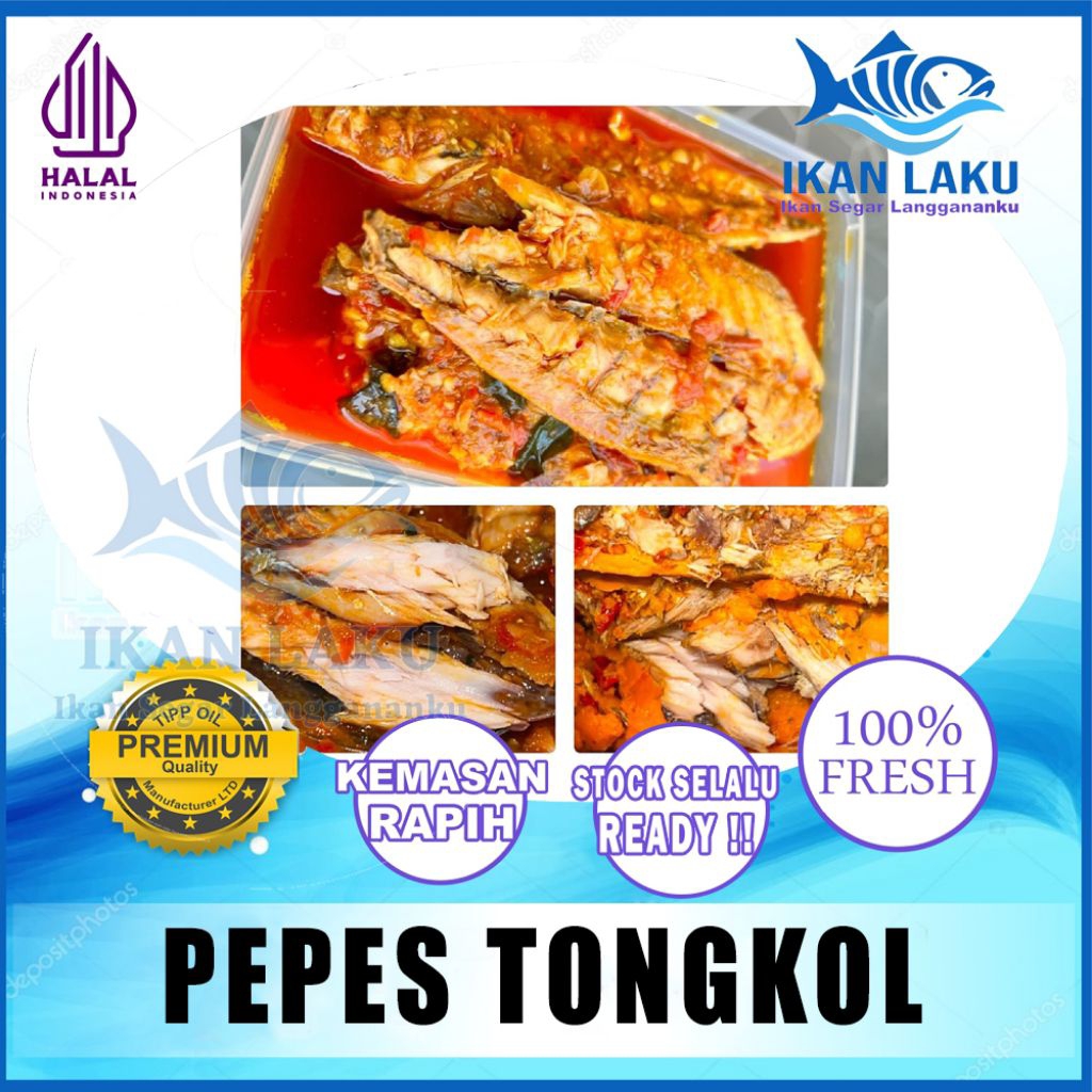 Ikan Laku – Tongkol Pepes 500gr Premium — Matang Siap Disajikan Praktis