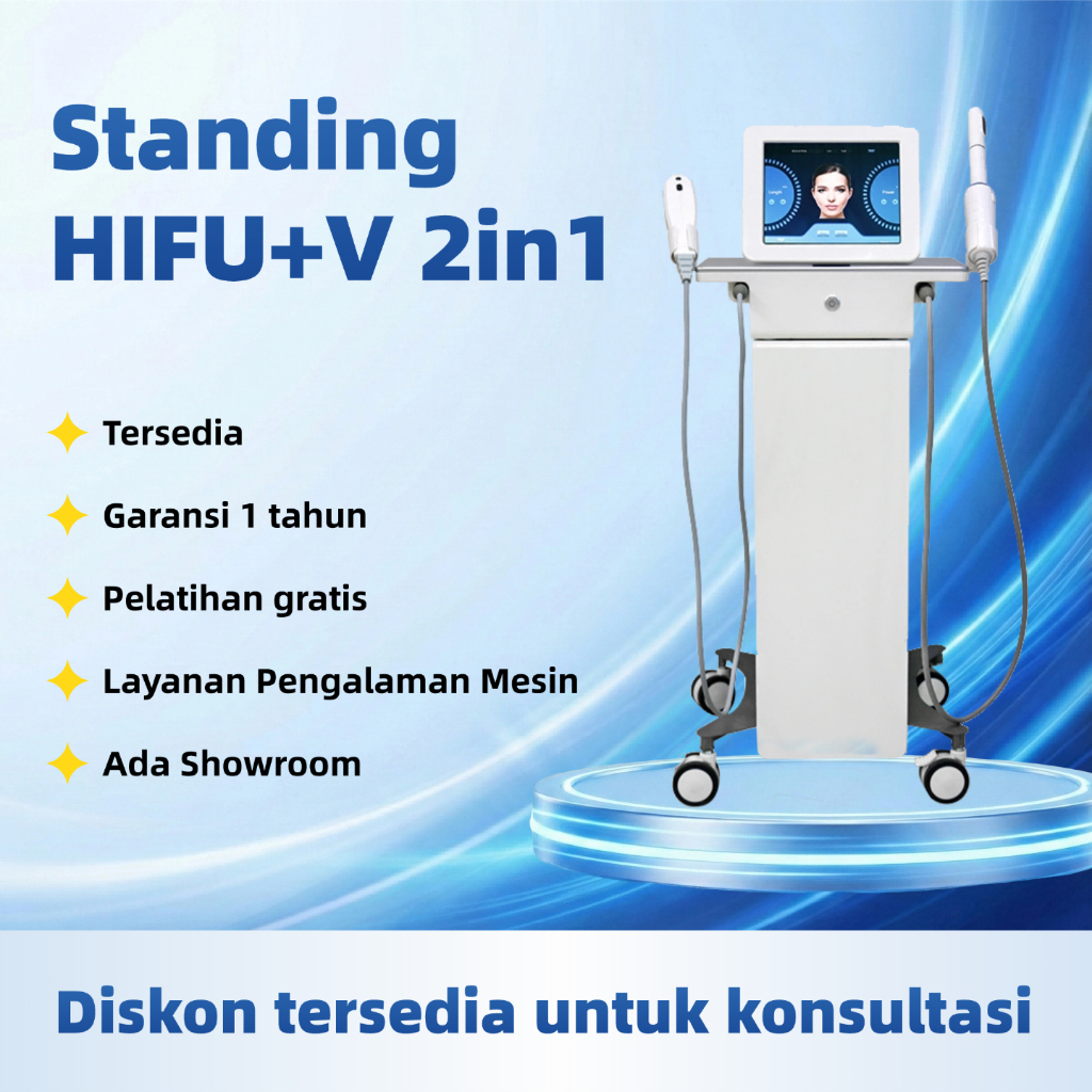 Hifu wajah + hifu vagina ultrasound alat Hifu 2in1  klinik kecantikan beauty mesin beauty machine ra