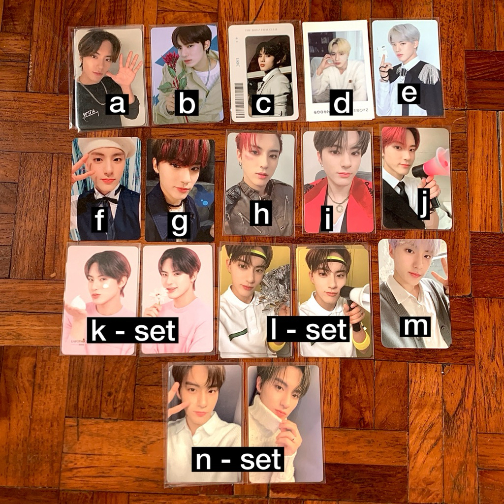 [THE BOYZ TBZ PC PHOTOCARD] Eric 5th Fanclub Star Magazine 3rd Kit Polaroid Pola Toothjam RTK Card P