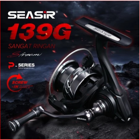 SEASIR STREAM Reel Pancing 800s-1000 Spinning Reel 139g Power Handle Ultralight Carbon Washers 6KG M