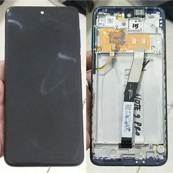 LCD + FRAME XIAOMI REDMI NOTE 9 PRO ORIGINAL Copotan LCD Redmi Note 9 Pro LCD Xiaomi Redmi Note 9 Pr