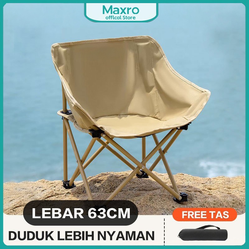Maxro - Kursi Lipat Outdoor Kursi Camping Bulat Tahan Air Tahan Aus Dan Tahan Sobek Beban 150kg