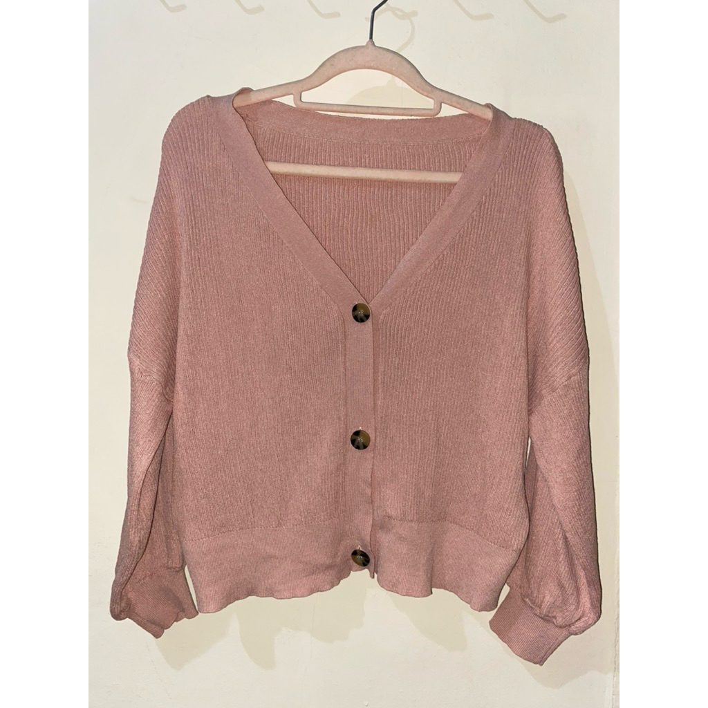 preloved cardigan pink