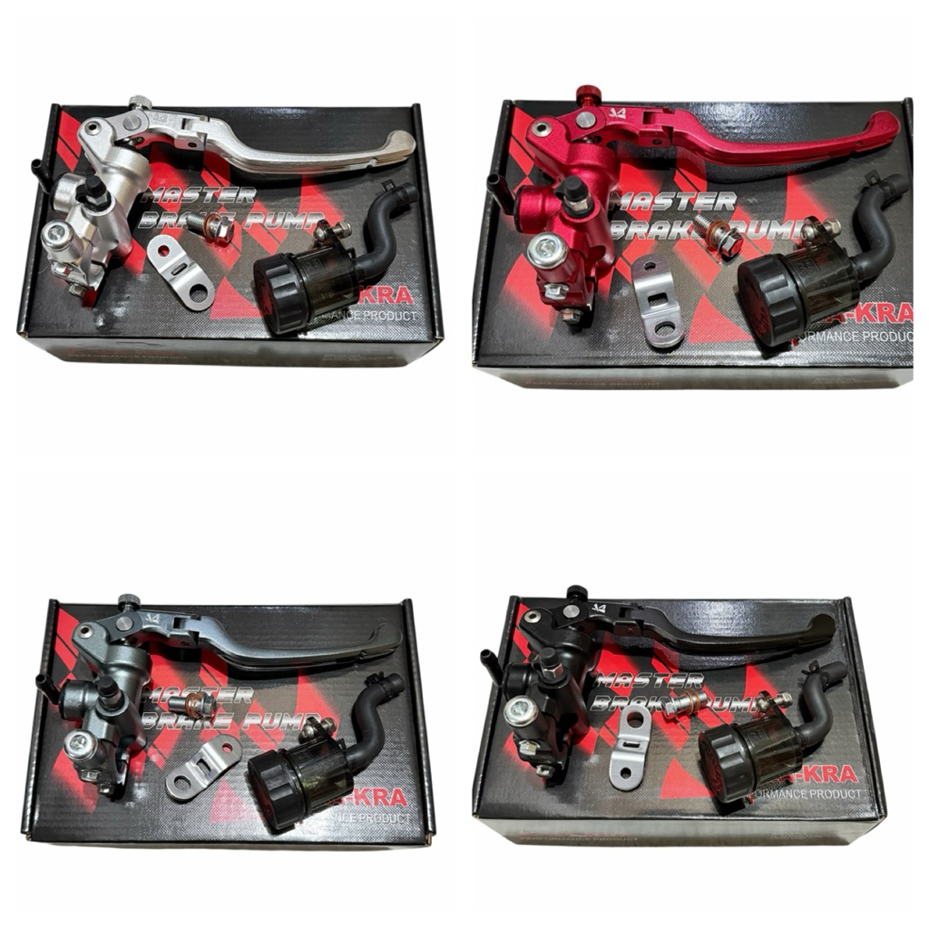 MASTER REM KAKRA ORIGINAL CNC 14MM 17MM LIPAT RADIAL PLUS TABUNG REM MODEL S1 KA-KRA BRAKE MASTER HA