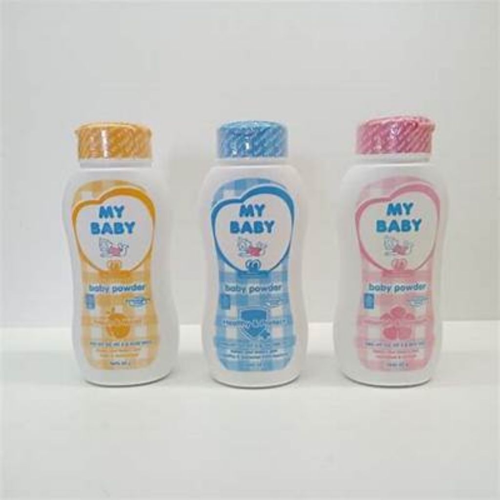 Bedak Bayi My Baby 50gr - Lembut, Aroma Wangi, Mudah Meresap