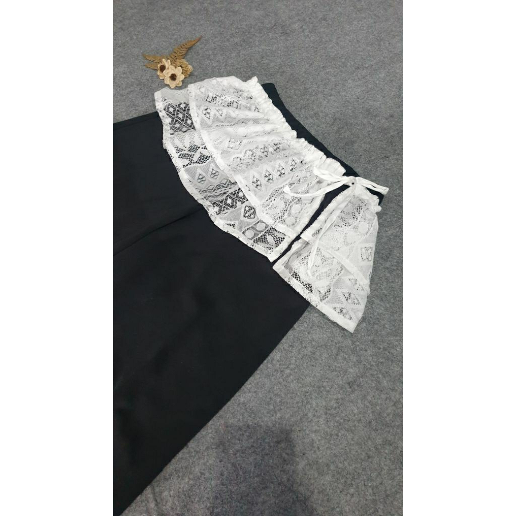 ROK KOREA - SKIRT MALIKA LACE LAYERING VINTAGE