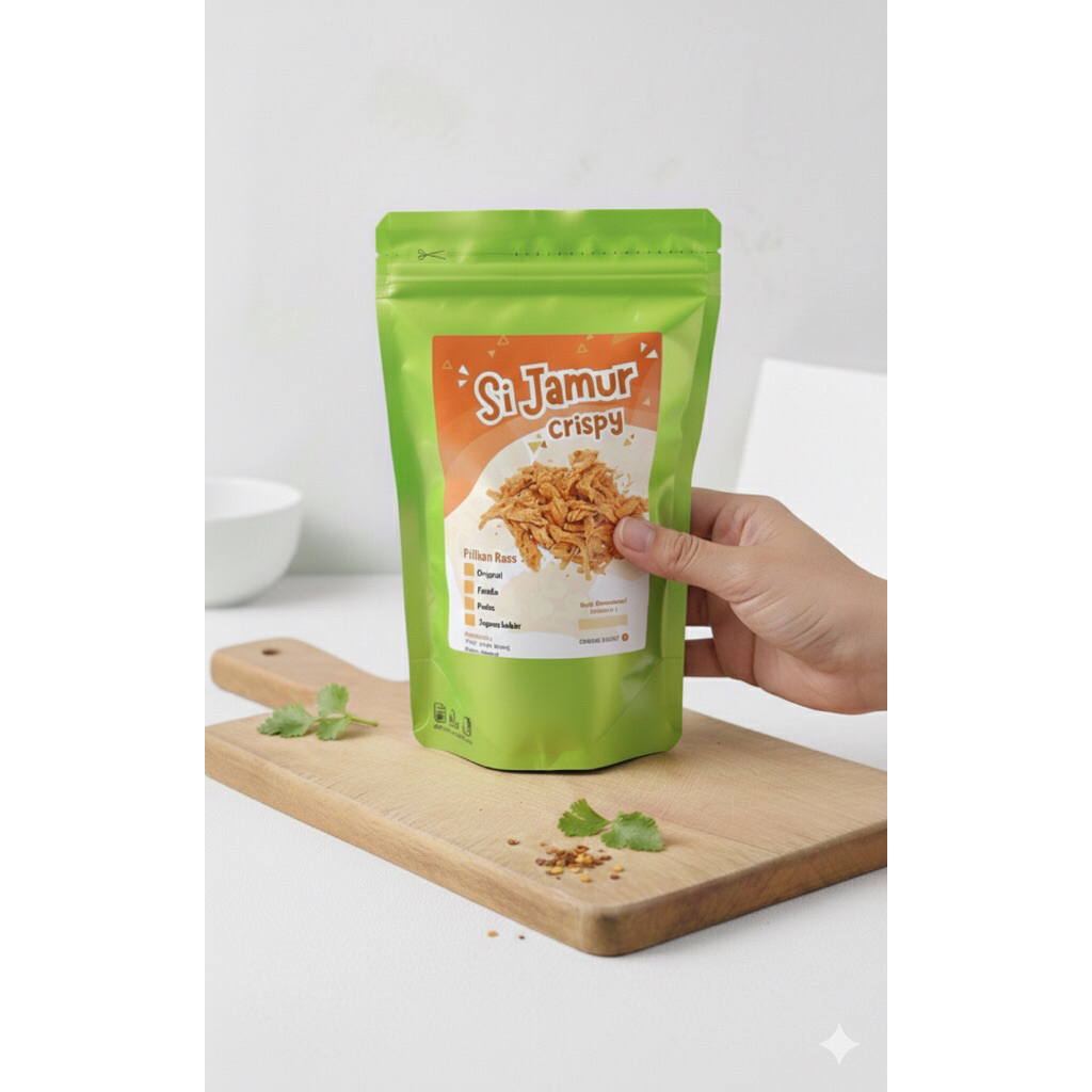 SI JAMUR CRISPY - jamur tiram 100 gr