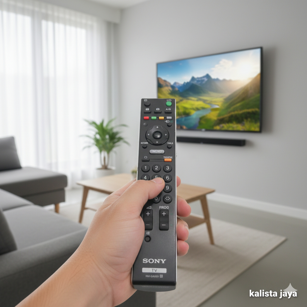 REMOTE TV SONY LED LCD RM-GA008 ORIGINAL ASLI