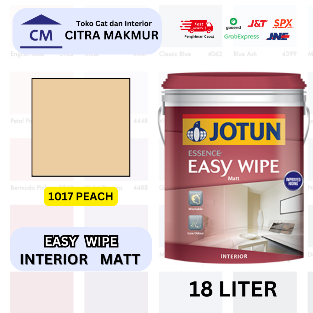 Jotun Essence EASY WIPE 18 Ltr - 1017 PEACH