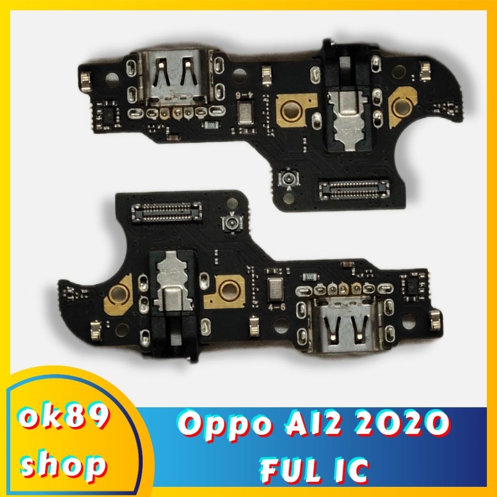 PAPAN CASAN - KONECTOR CASAN OPPO A12 2020 ORIGINAL