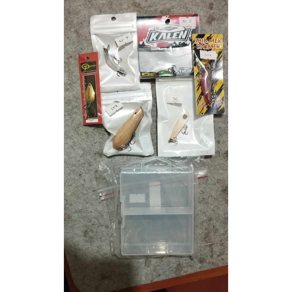 Paket Umpan Casting Hampala Mini + Box