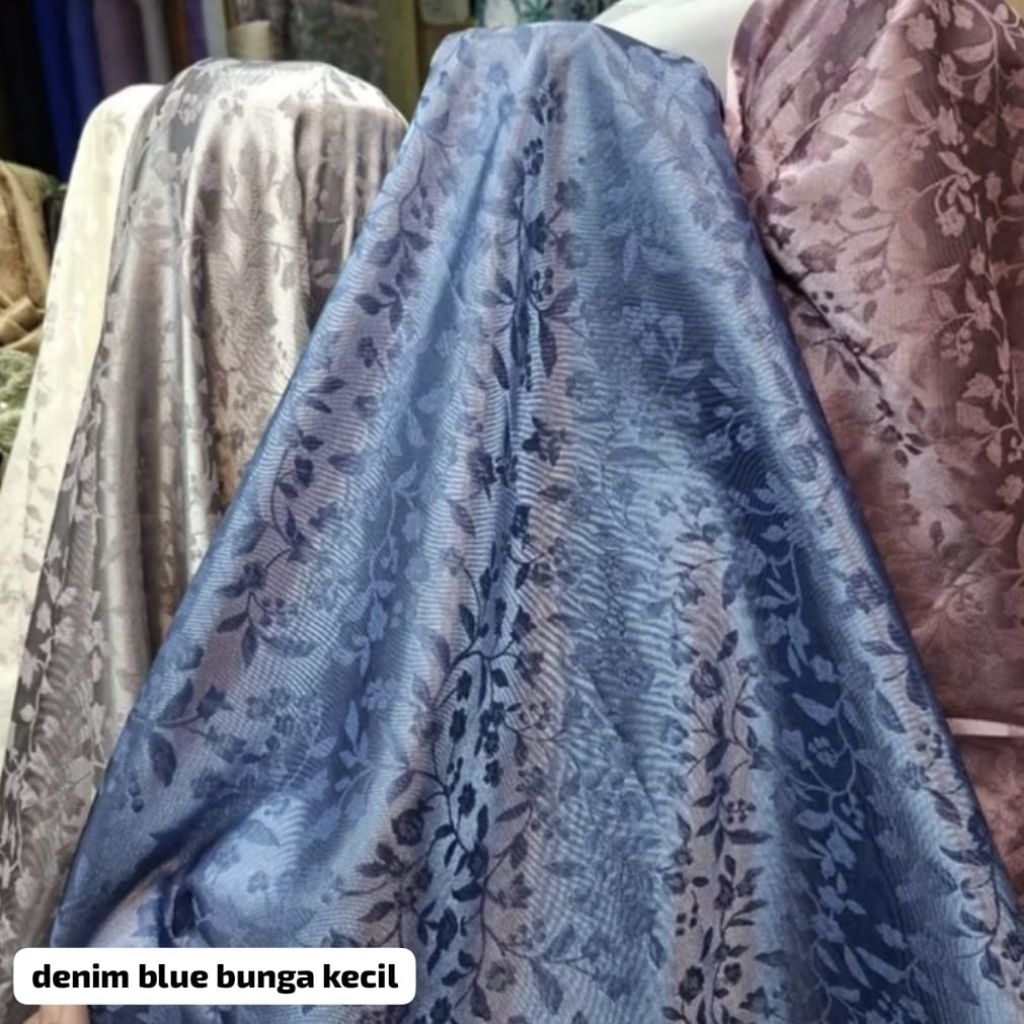 Kain Satin Silk Armani Motif Terbaru Bahan Kain Silk Armani Jaquard Motif Premium