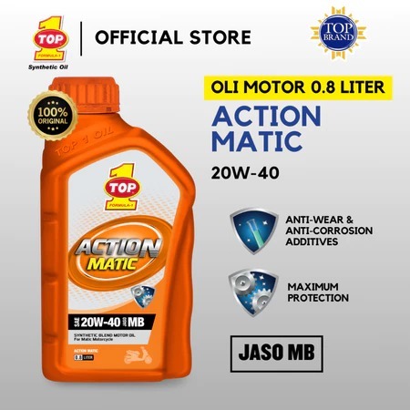 Oli Top1 Action Matic 20W-40 0,8L Matic