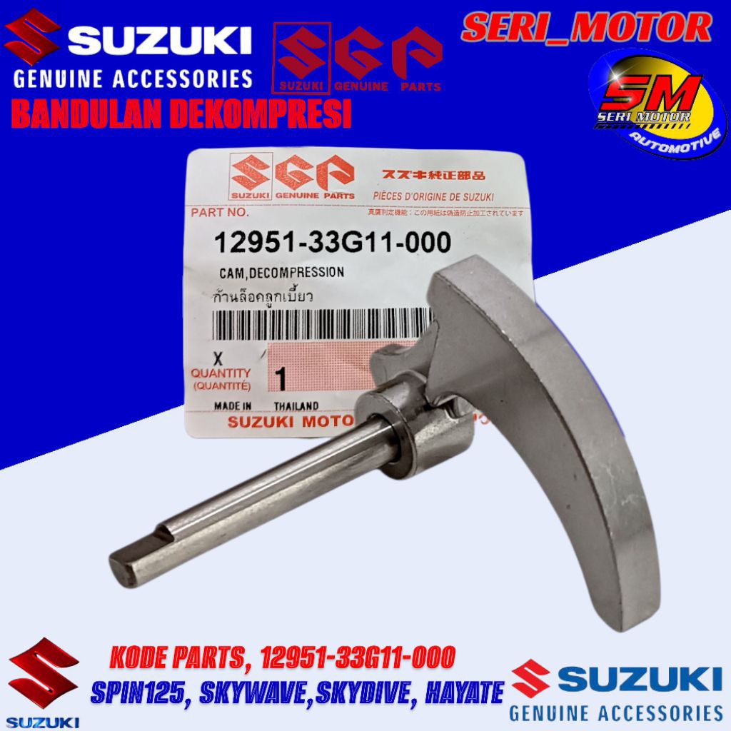 Bandulan Otomatis Noken As Spin125,Skywave,Skydive,Hayate Original Sgp 12951-33G11-000