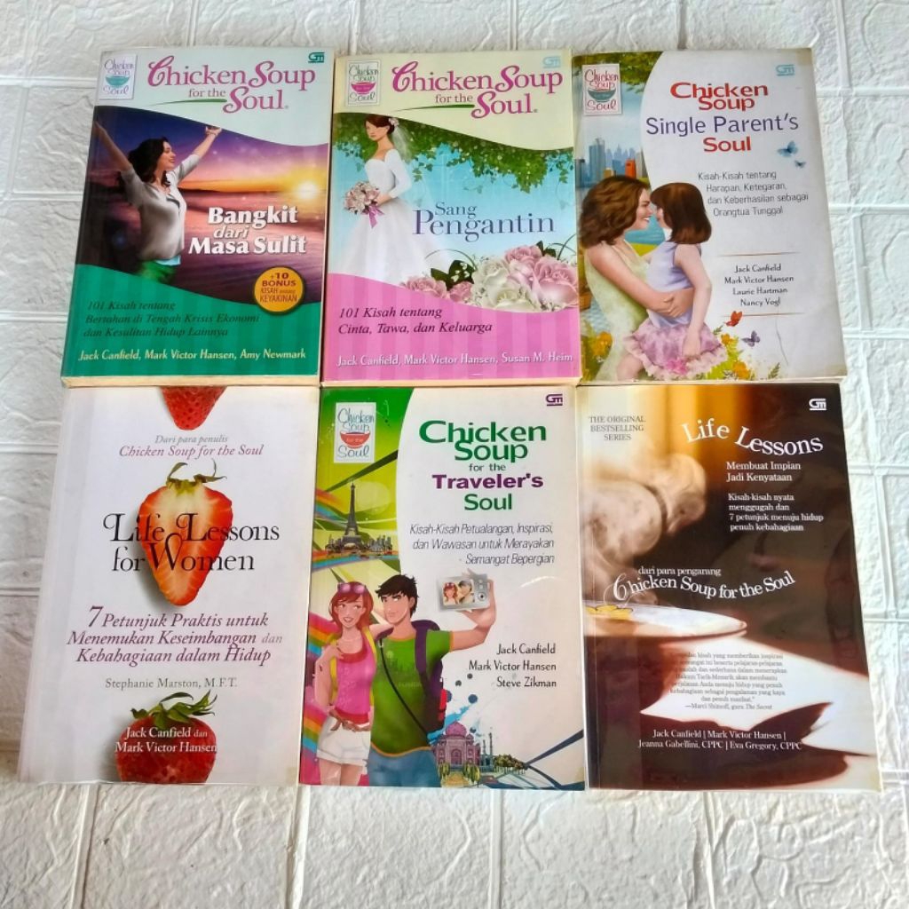 NOVEL BEKAS ORI 100% - CHICKEN SOUP FOR THE SOUL BANYAK JUDUL