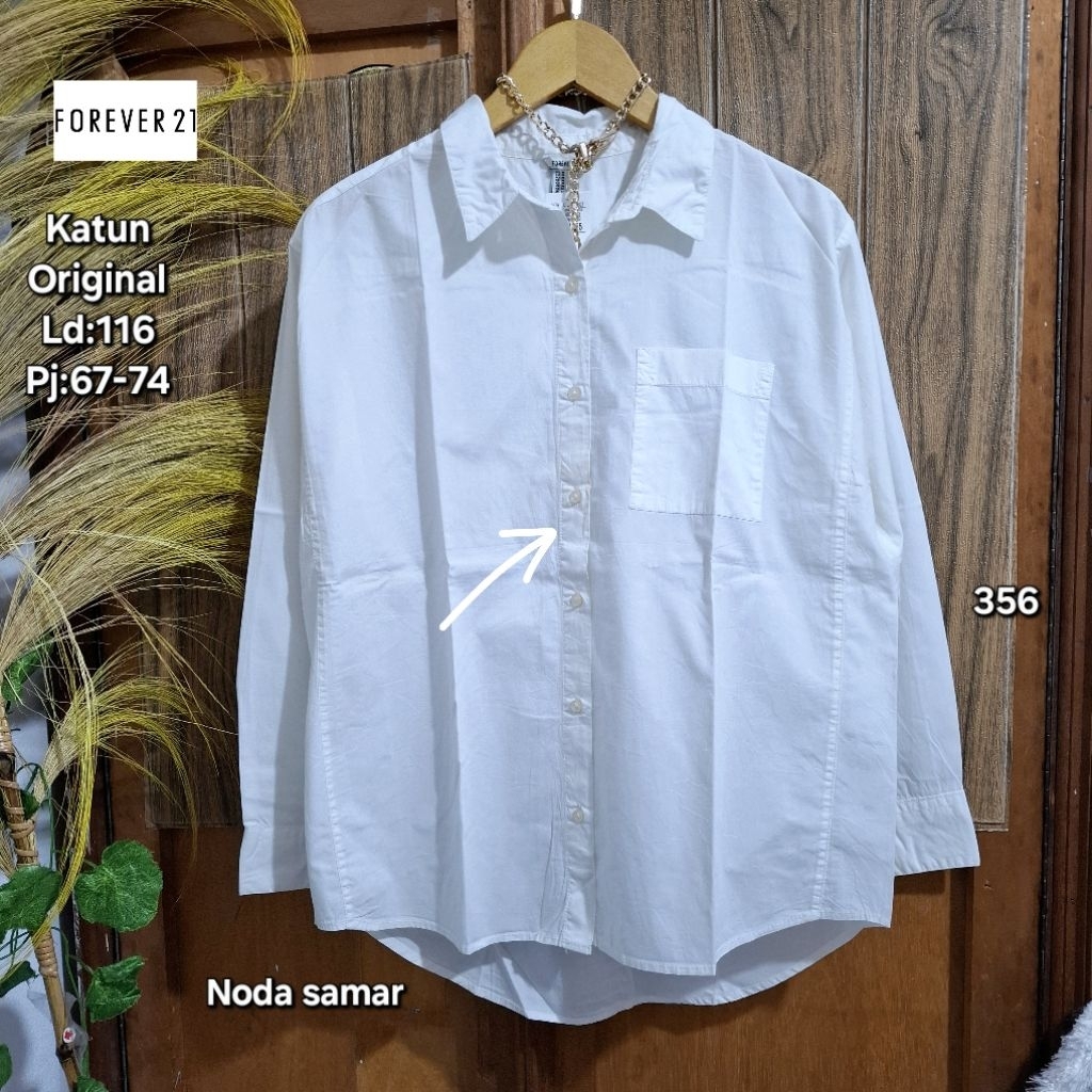 Atasan Putih Wanita Kekinian - Kemeja Putih Basic/Kemeja Dan Blouse Kekinian Lengan Balon