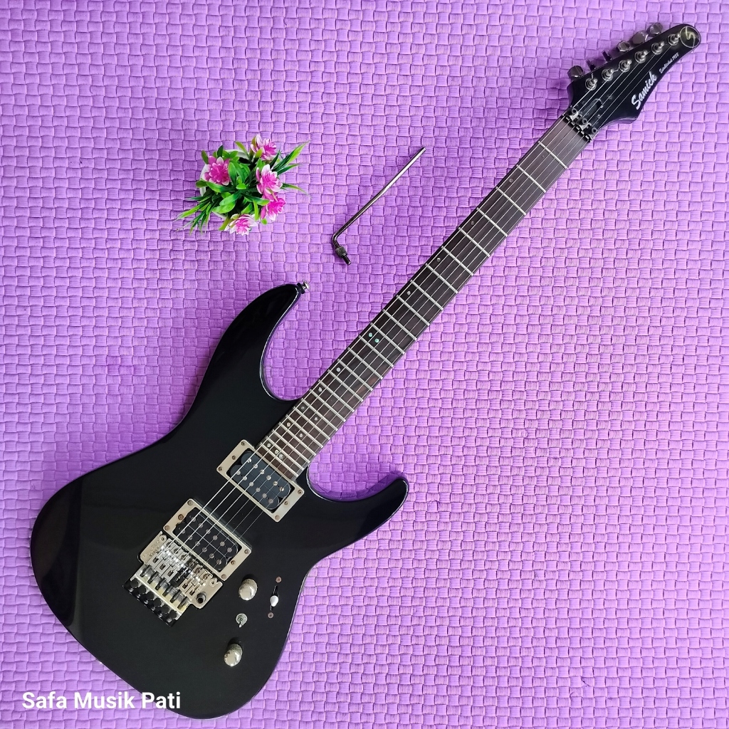Samick NSHG100 Neckthru Gitar Elektrik Mulus, Original, PU Seymour Duncan& EMG, Normal No Minus (Pac