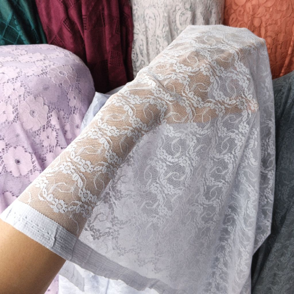 kain brokat street - Harga/0,5m - kain brokat motif - kain brokat tulang - bahan brokat kebaya mewah