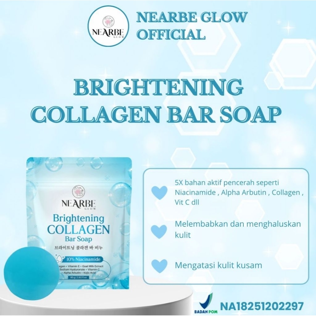 Nearbe Brightening Collagen Bar Soap