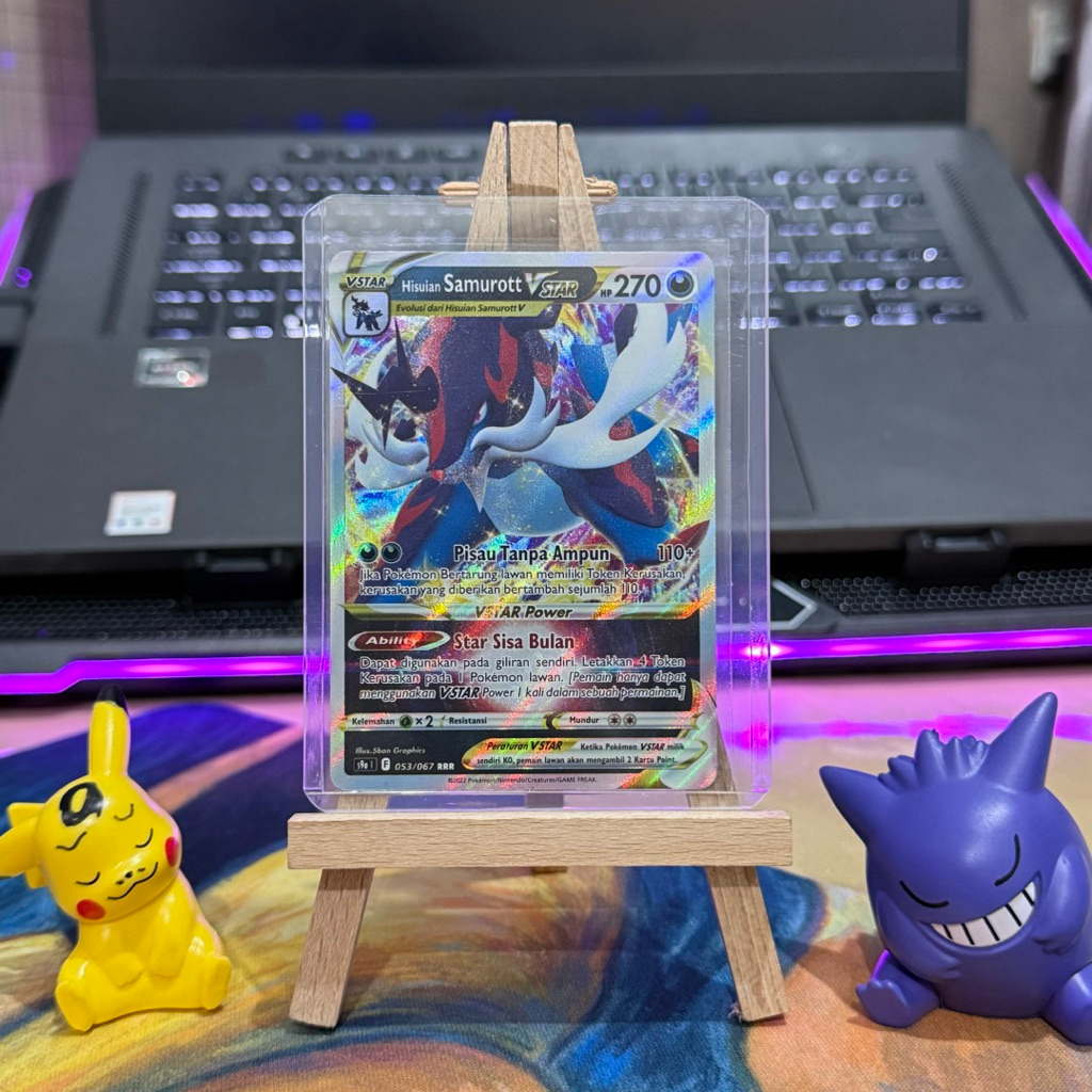 Pokemon Card Hisuian Samurott VSTAR 053/067 – VSTAR | Kartu Pokemon Original