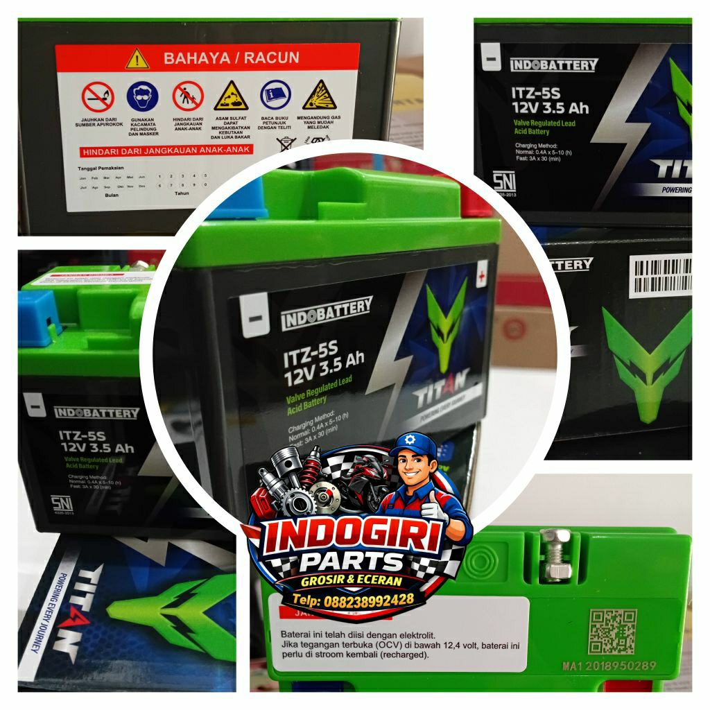 Aki Motor Supra Fit, Supra Fit New, Supra X 125, Beat Karbu, Vario 110, Spin 125, Mio M3, Mio J, Mio