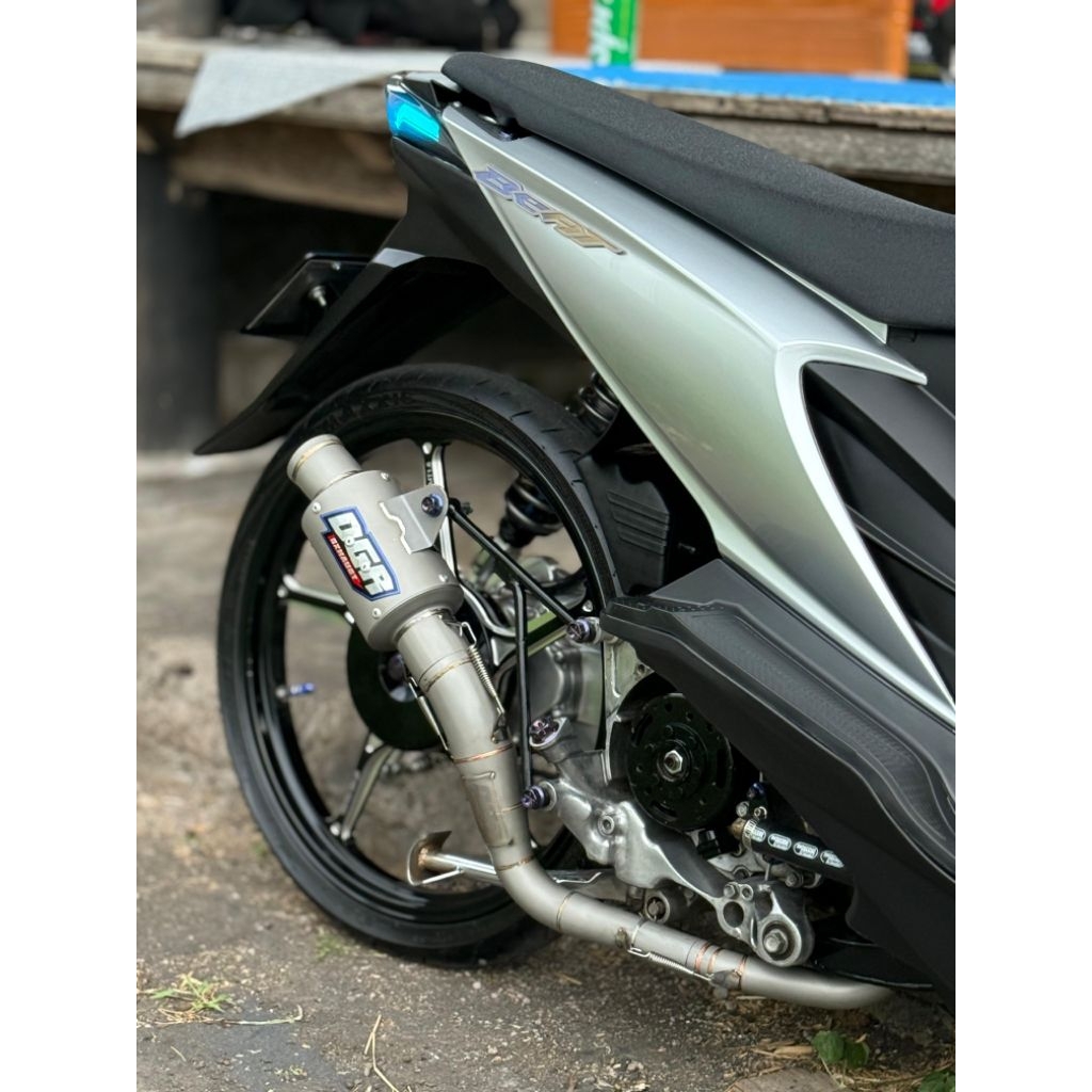 KNALPOT DGR SUNBLAST 12CM BEAT KARBU MIO VIRAL