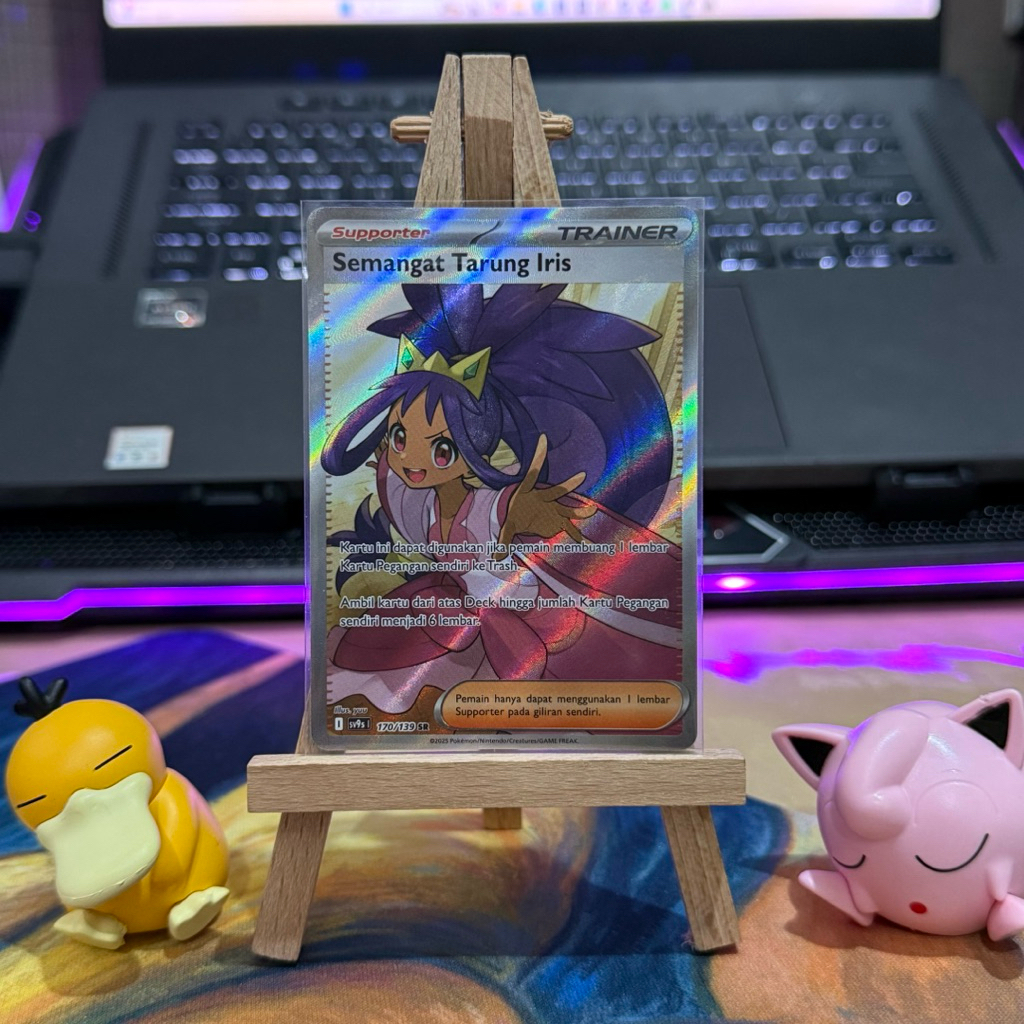 Pokemon Card Semangat Tarung Iris SR Supporter Holo Indonesia