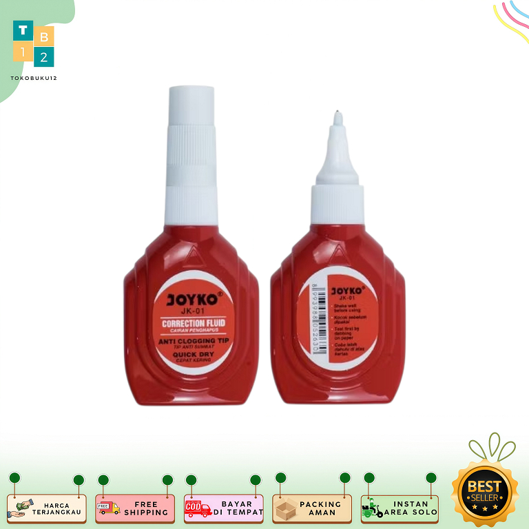 Type Cair - X Joyko atau Merk Kenko