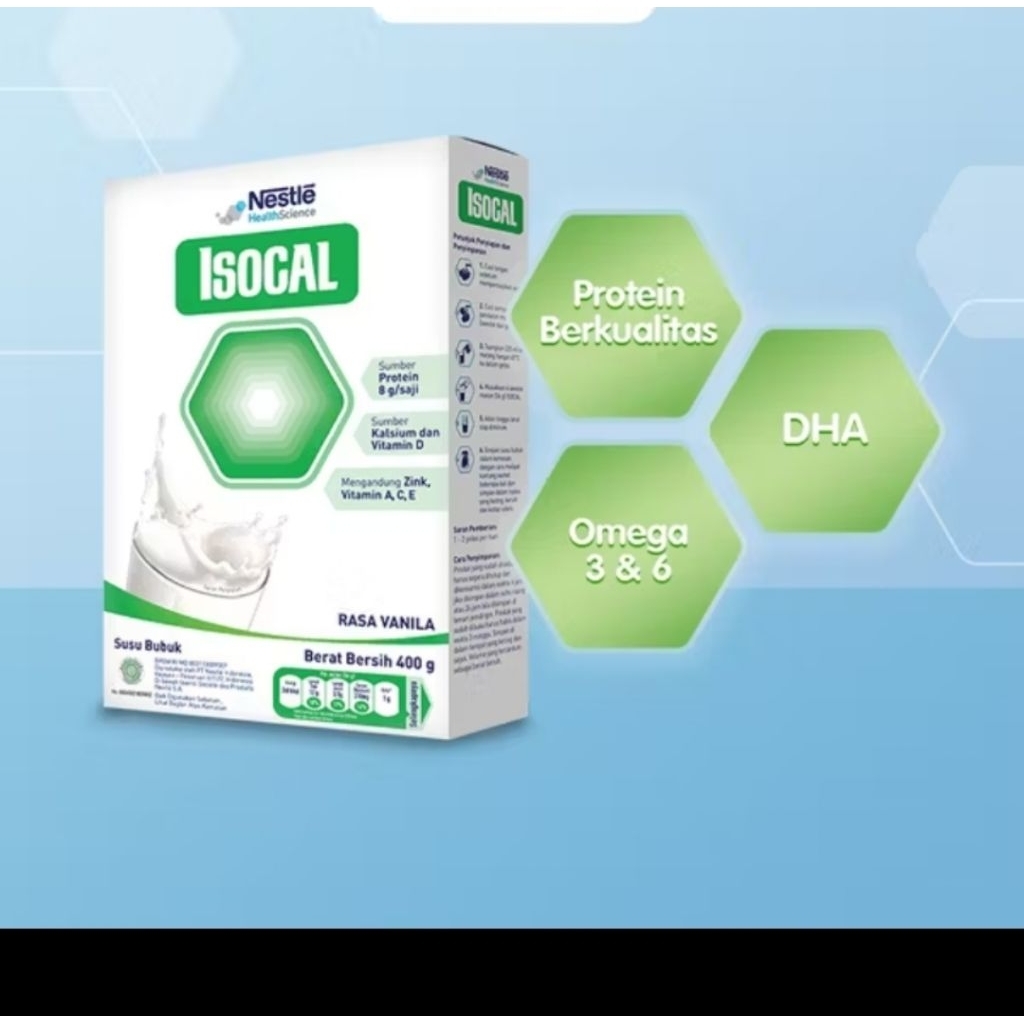 Susu isocal dari nestle 400gr