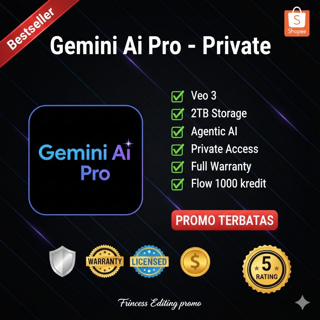 gemini ai pro|flow 1000 kredit private 1 bulan