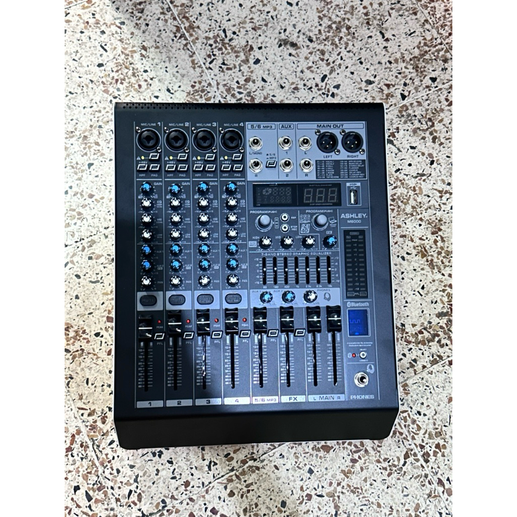 Power Mixer Ashley M6000 M 6000 New 8 FEEDER ORIGINAL ASHLEY