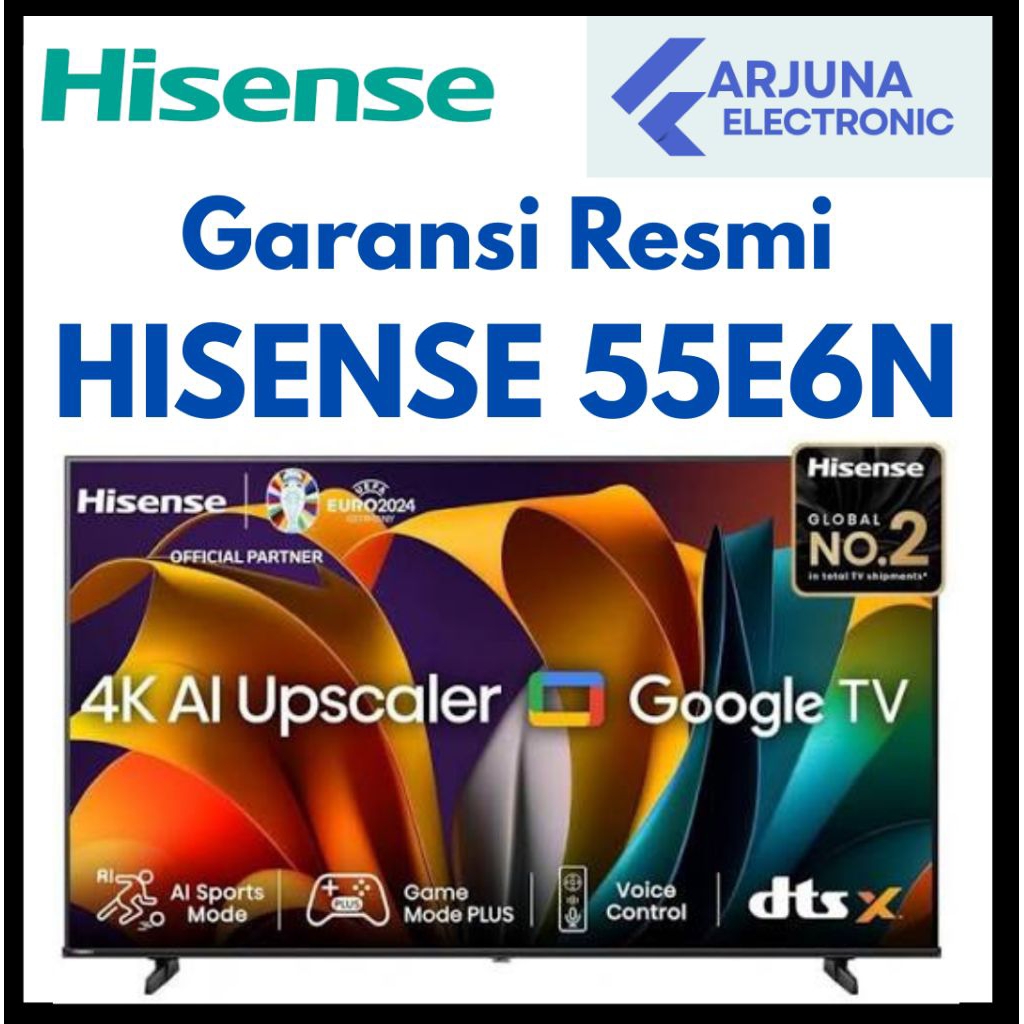 HISENSE 55E6N 4K Google TV 55 Inch