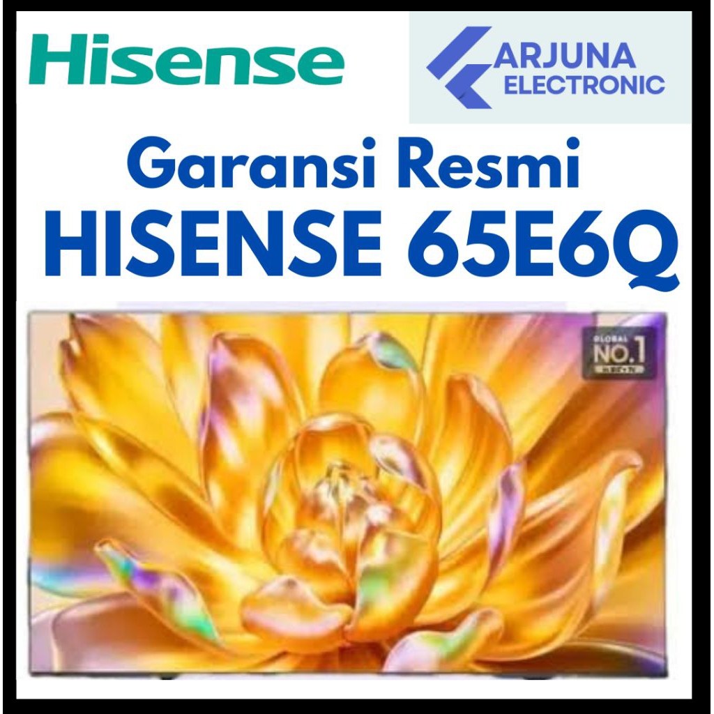 HISENSE 65E6Q 4K SMART TV OS VIDAA 65 inch 2025 Series