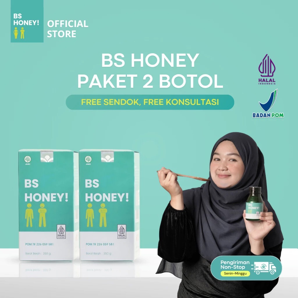 [PROMO SPECIAL] BYE SKINNY (BS HONEY Penggemuk Badan) Paket 2 Botol