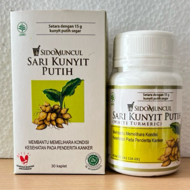 SIDOMUNCUL SARI KUNYIT PUTIH 30 CAPLETS