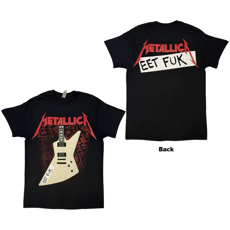 Kaos Band Metallica Eet Fuk Unisex Tshirt Heavy Cotton