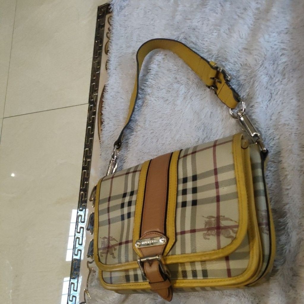 tas wanita warna kuning BB