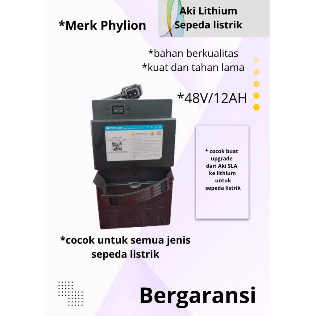 AKI LITHIUM SEPEDA LISTRIK