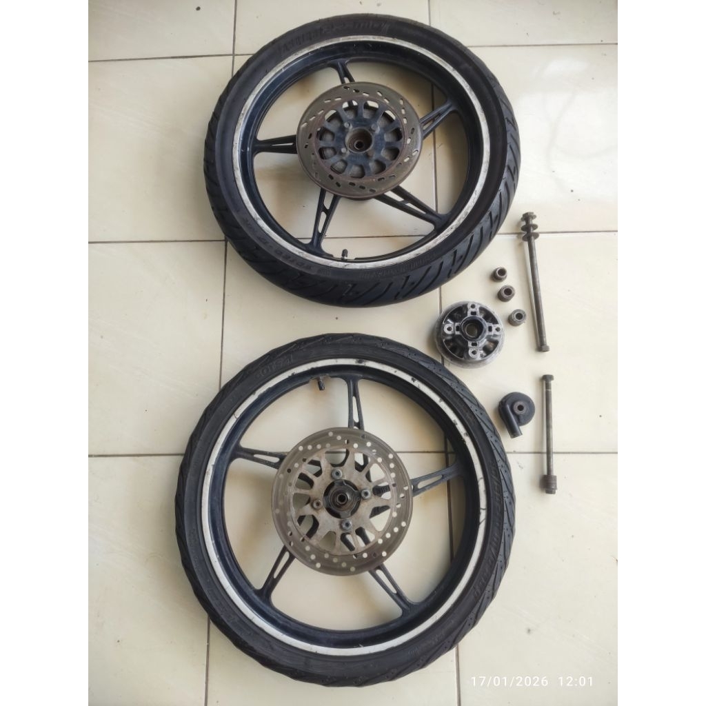 velg Jupiter mx old original set,custom cakram belakang
