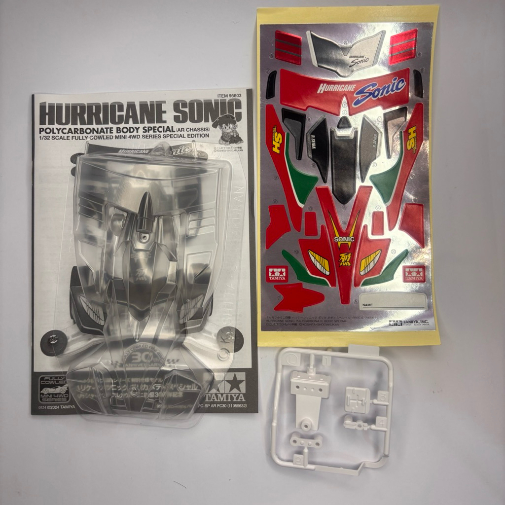 Body Tamiya Hurricane Sonic Original